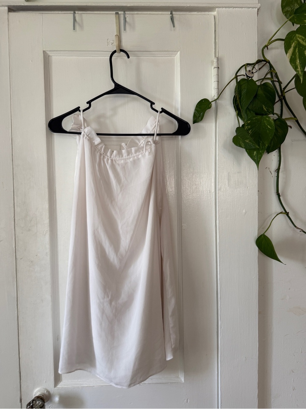 H&M Ivory Satin top size 2XL